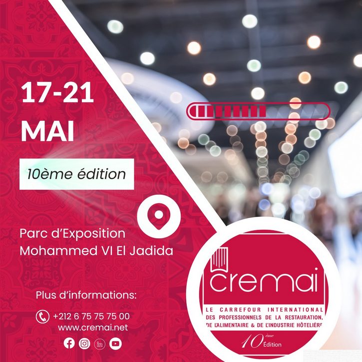 Salon CREMAI 2023. El Jadida, Maroc