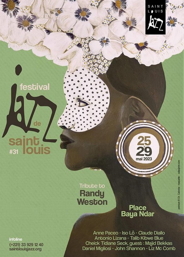 Festival Jazz de Saint-Louis 2023, Sénégal - Affiche